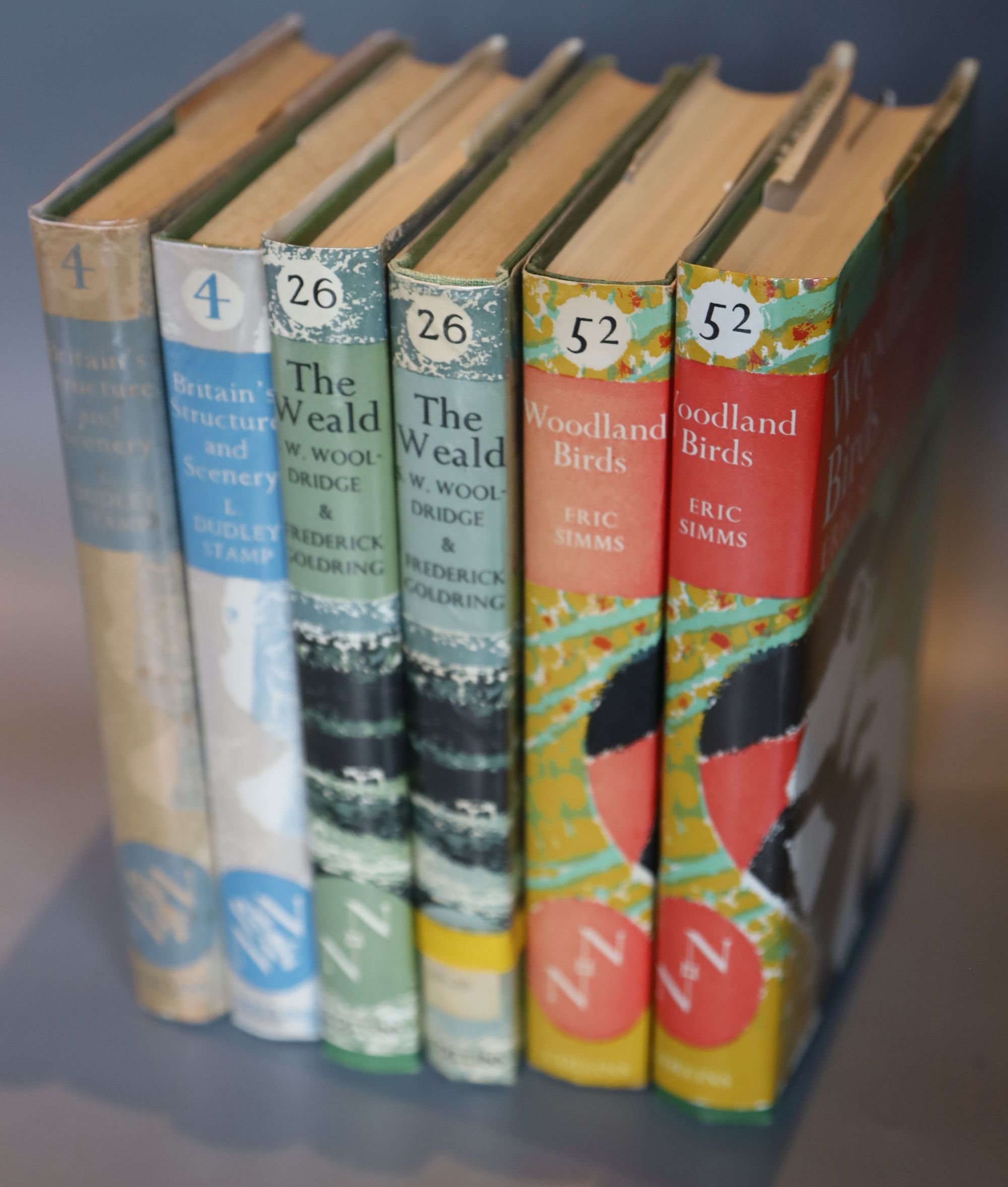 Collins The New Naturalist Series, 56 vols, almost all good copies in dust wrappers, 8 vols are duplicated, a few with revised editions